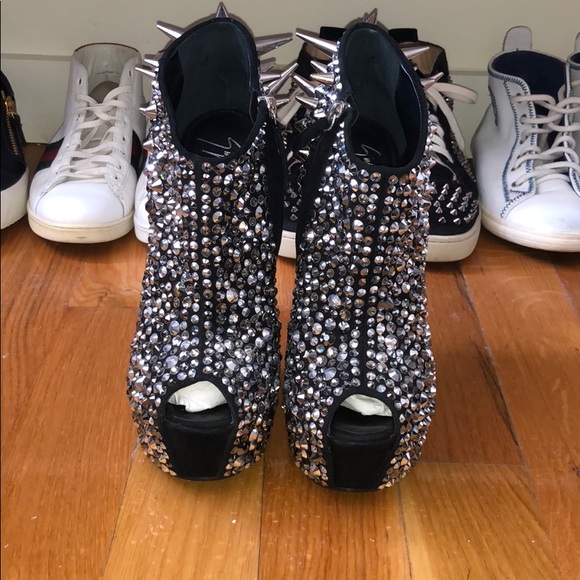 Giuseppe Zanotti Shoes - Giuseppe Zanotti Swarovski Wedge